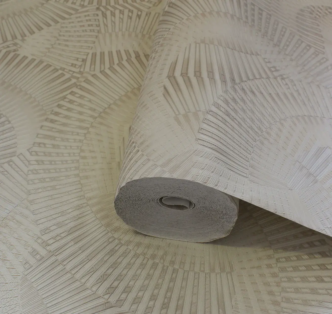 Beige Embossed Wallpaper – Natural Warmth (24103-2)